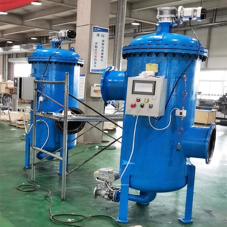 立式電機(jī)驅(qū)動(dòng)刷式自清洗過濾器 刷式全自助清洗 管道過濾